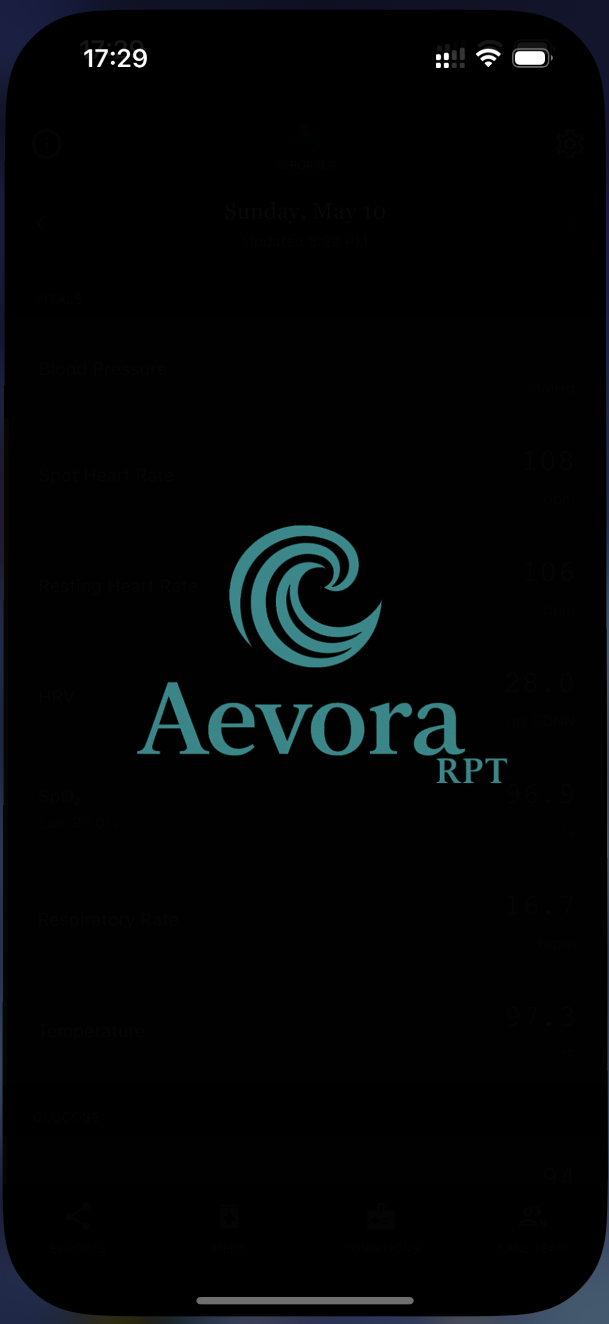 Aevora Reporter app